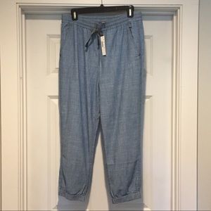 JCrew new chambray ankle pant